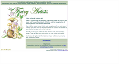 Desktop Screenshot of fairyartists.com