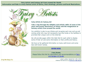 Tablet Screenshot of fairyartists.com